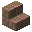 Angelaufene geschnittene Kupfertreppe